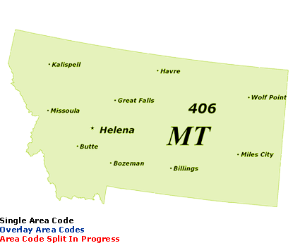 Printable Zip Code Map Montana   MT 